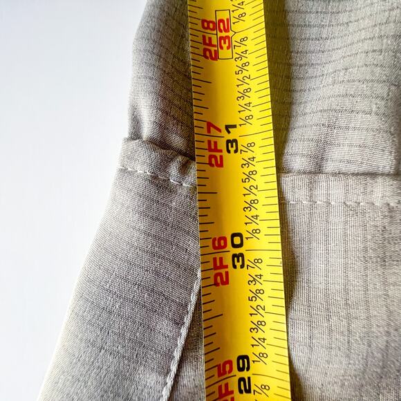 AOK 4XL Tall Grey Short Sleeve Button Up Shirt - Picture 8 of 8